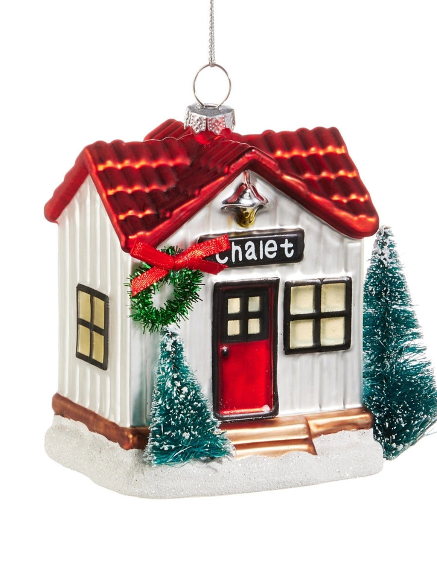 Ski Chalet Ornament